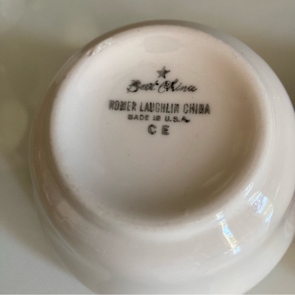 Homer Laughlin China Custard Cups Set Of 2 - Picture 3 of 8